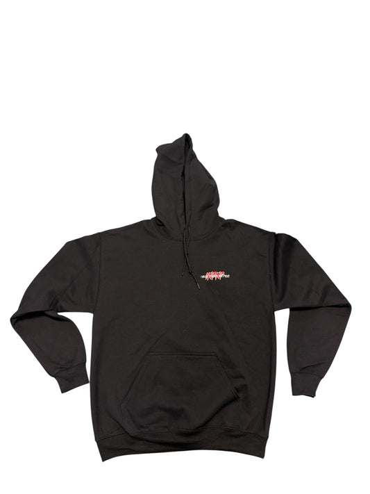 “Red and White INPNP” Logo Embroidered Hoddie