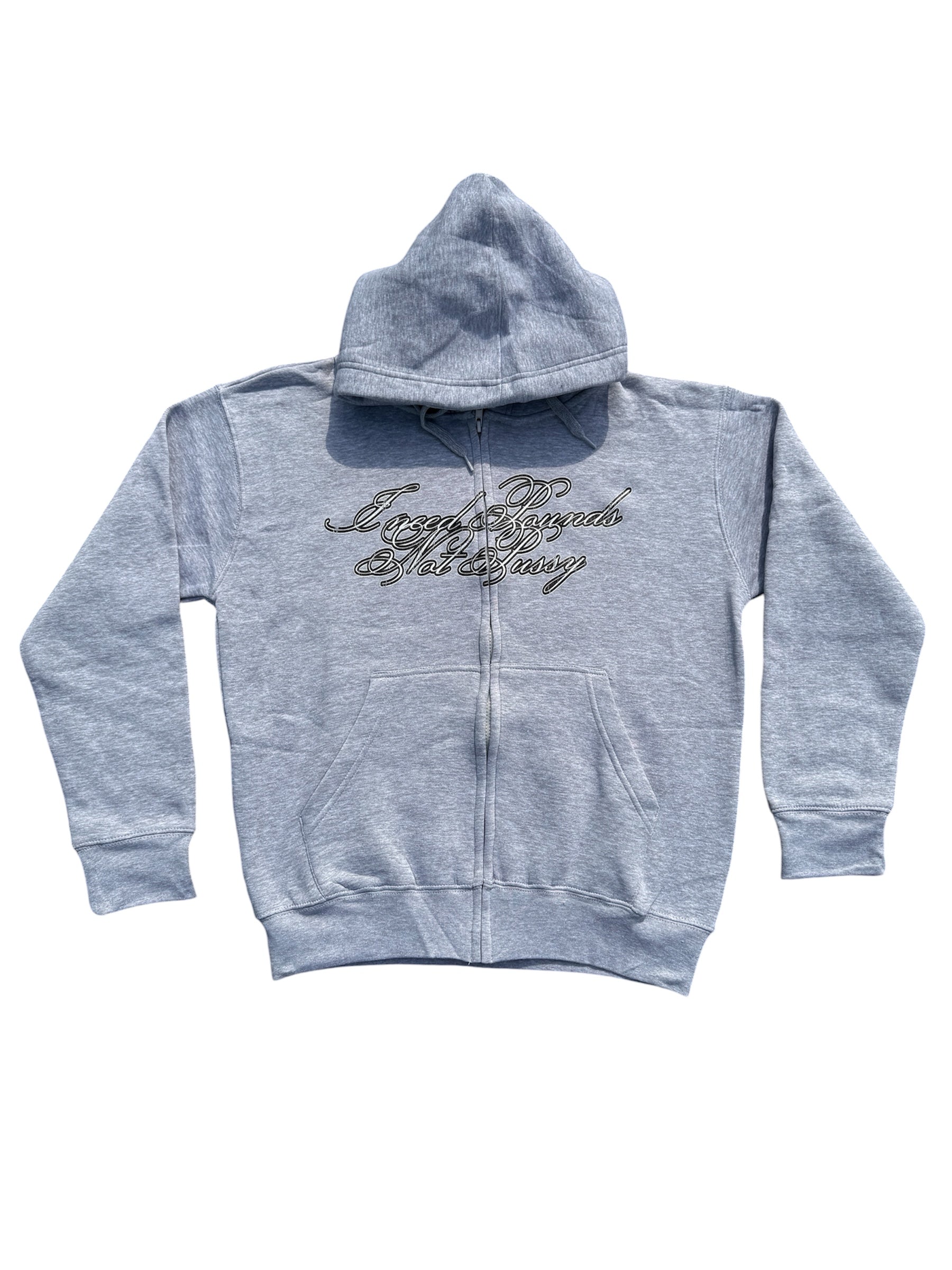 Grey INPNP Zip Up Hoodie