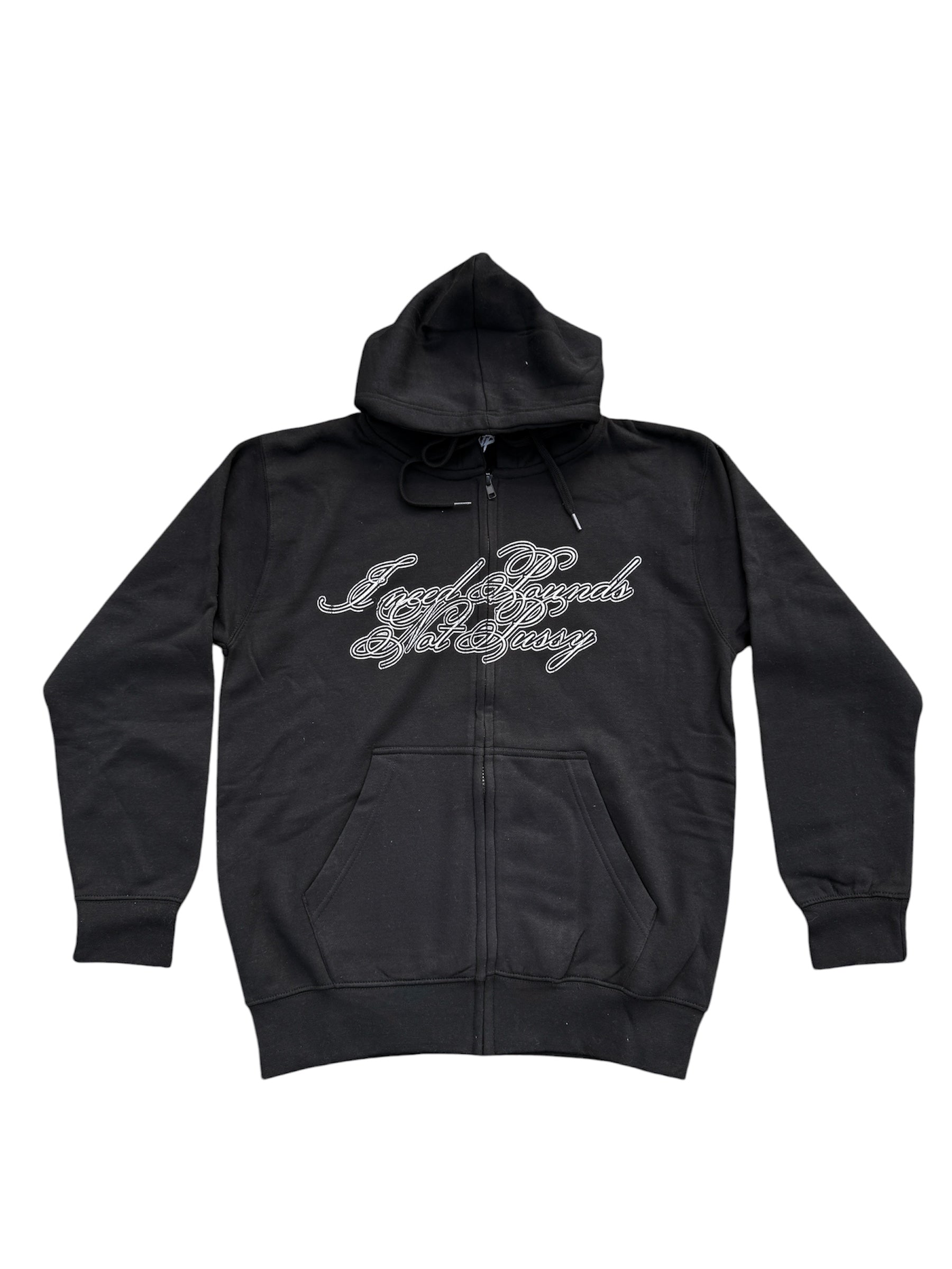 Black INPNP Zip Up Hoodie