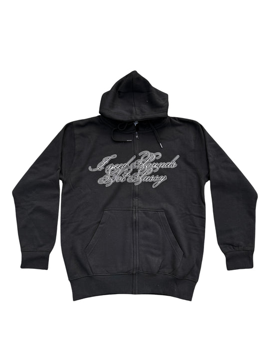Black INPNP Zip Up Hoodie